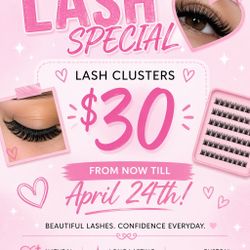 Lash clusters 