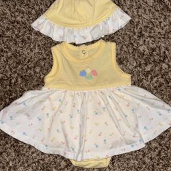 3 Months Baby Girl Summer Bodysuit Outfit 