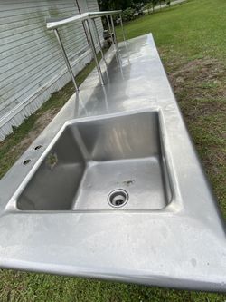 Comercial Sink S  Steel 12f. X30