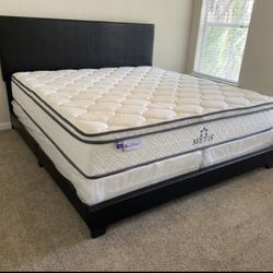 Brand new KING Size Bed. MATTRESS + BOX + FRAME Same day delivery