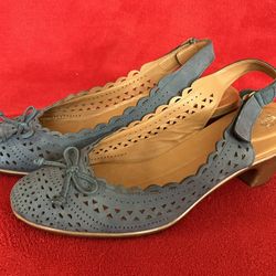 Easy Spirit SECHATT Slingback BLUE pump sandals WOMENS Size 11 ‼️ NEW - NO BOX ‼️
