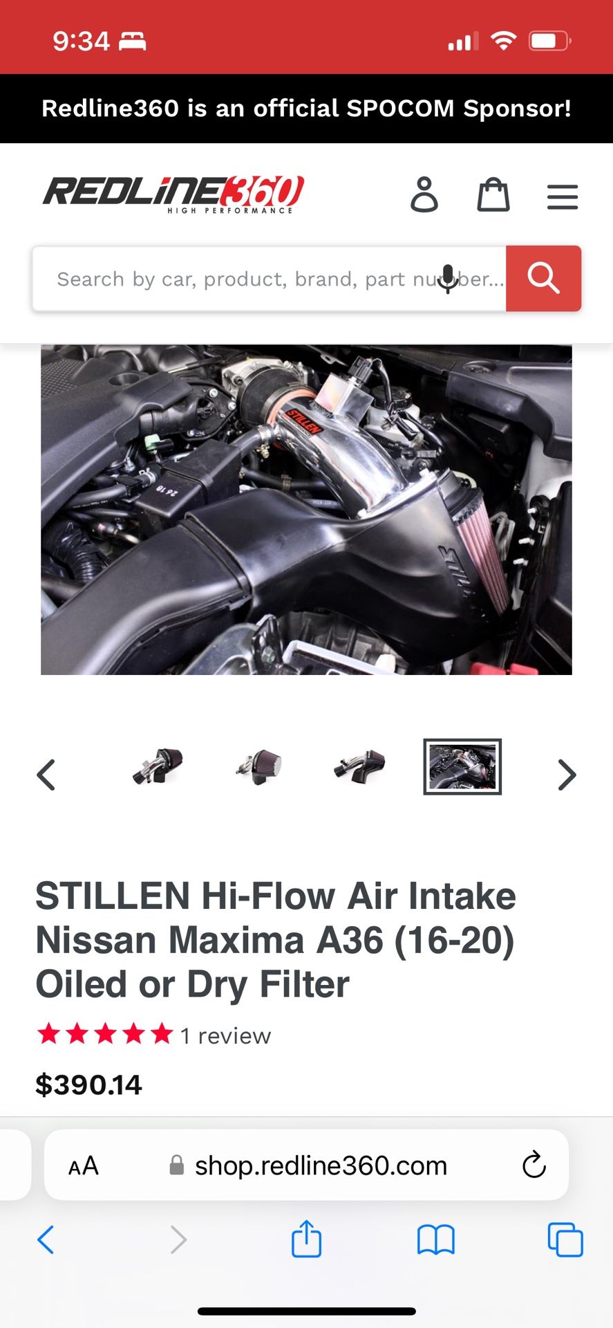 Stillen Intake For Nissan Maxima