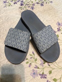 Michael Kors MK Logo Slide Sandals