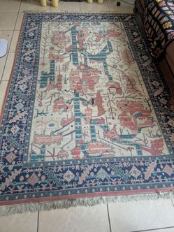 Vintage 6x8 wool rug