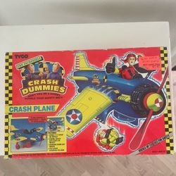  Vintage 1992  Crash Dummies Crash Plane