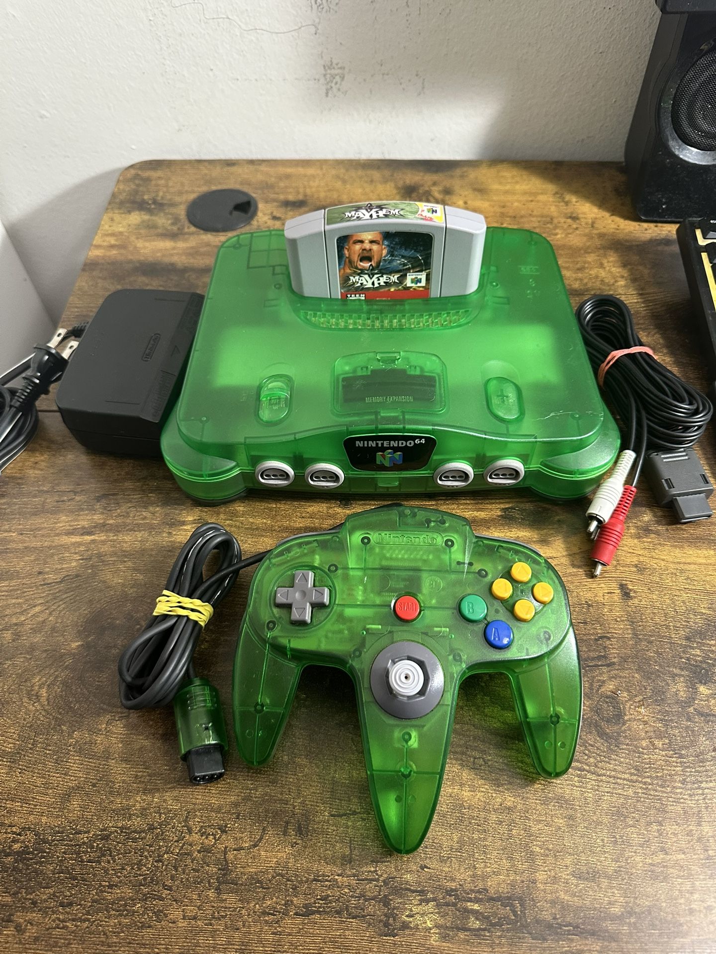 Nintendo 64 N64 Funtastic Jungle Green Console