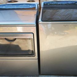 WHIRLPOOL SET WASHER AND ELECTRIC DRYER PERFECT CONDITION LIKE NEW 
