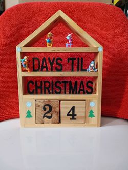 Winnie the Pooh Christmas counter calendar