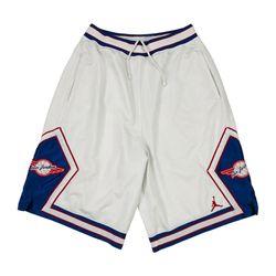Vintage Air Jordan Wings Shorts Mens Medium M White Nike Basketball Mesh Baggy