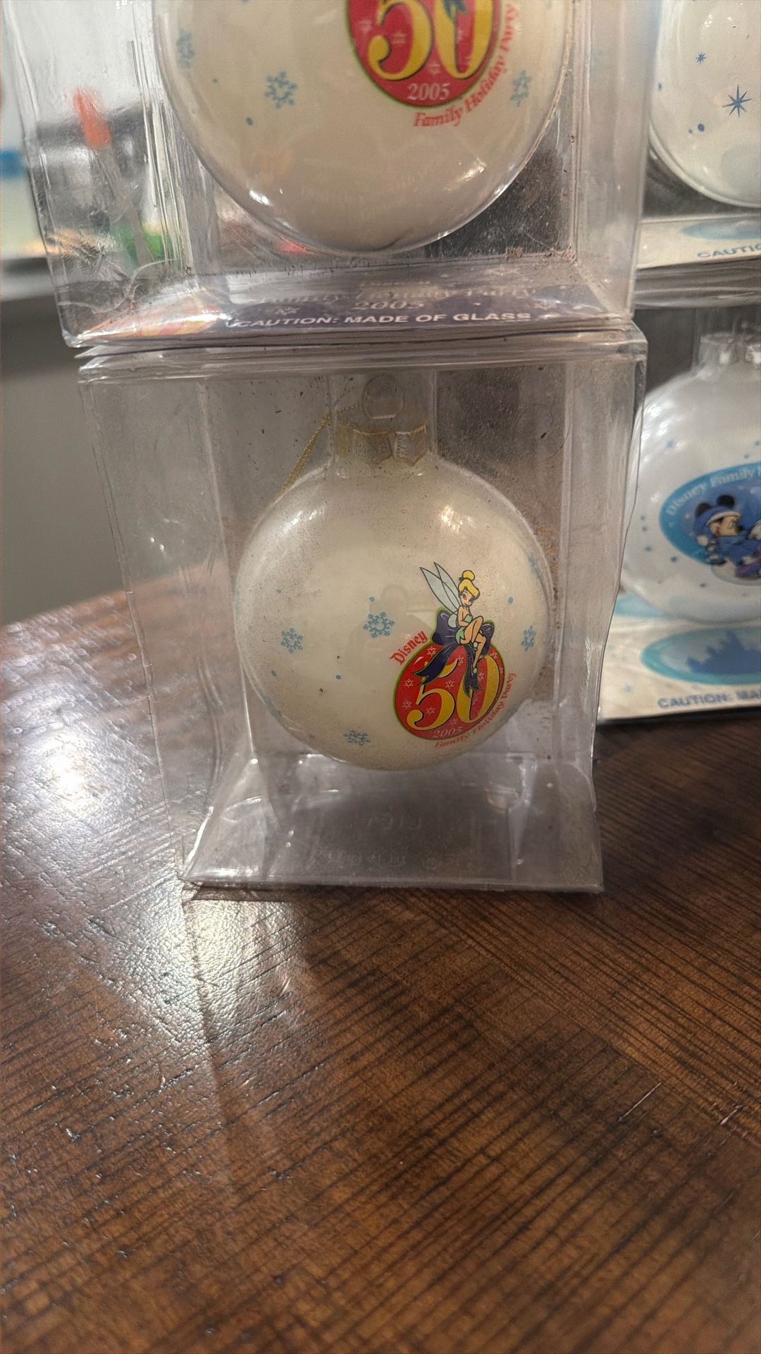 Disney Holiday Ornaments From 2005 And 2003 And Russ :Holiday Harmony Porcelain Bells
