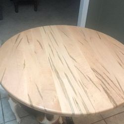 Wormy Maple Kitchen Table 