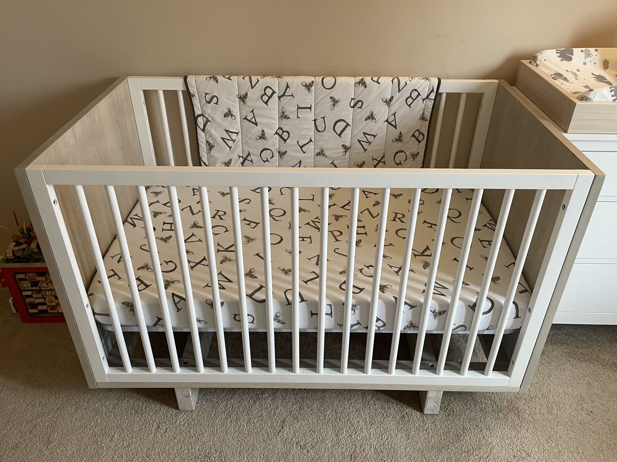 AYR 2 In 1 Convertible Crib By Karla Dubois 