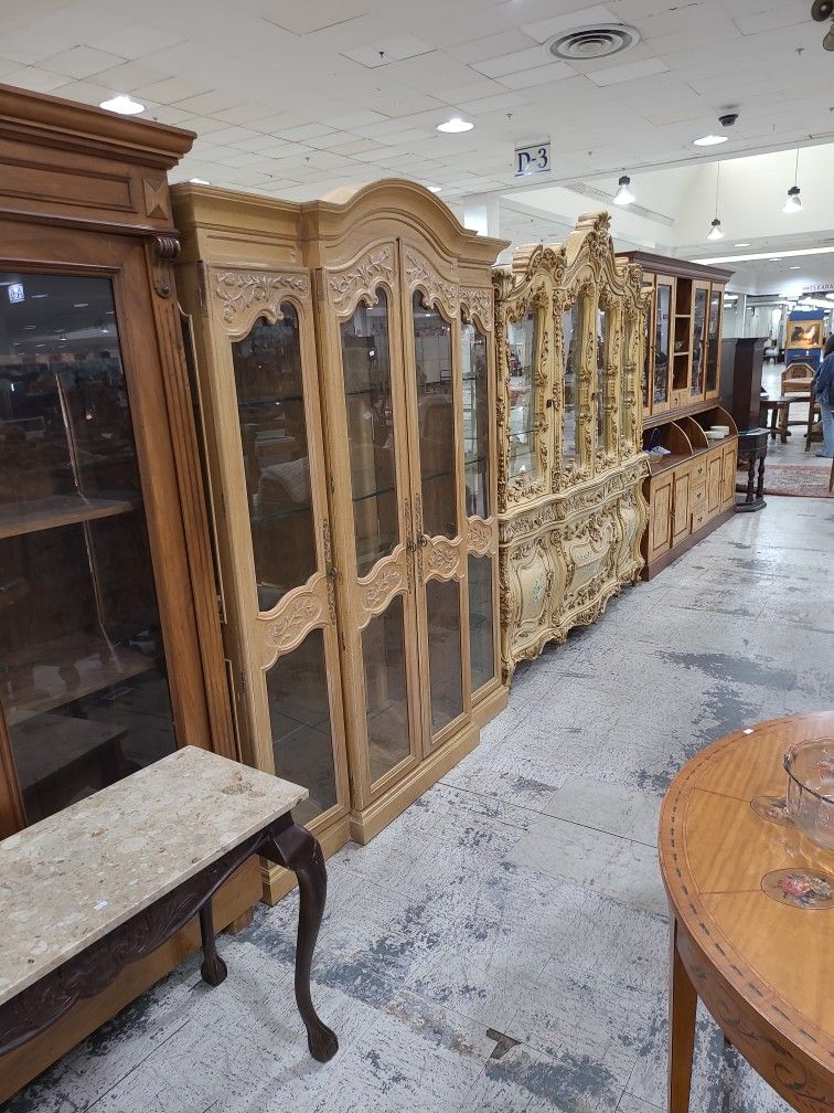 Glass front China cabinet