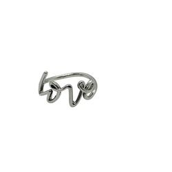 Tiffany & Co .925 Paloma Picasso "Love" Ring Size 6.5 | 1.7 Grams