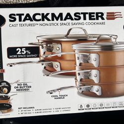 **NEW** StackMaster 10 Piece Non-Stick Cookware