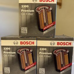 Bosch 3300 Premium Oil Filter - Quantity 3