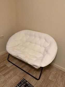 White Sherpa chair