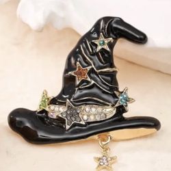 witch hat brooch 