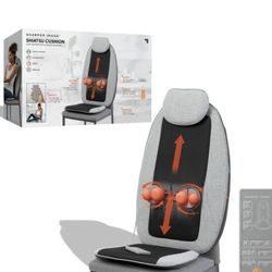 Sharper Image Massage Seat Topper 4 Node-Shiatsu with heat & vibration