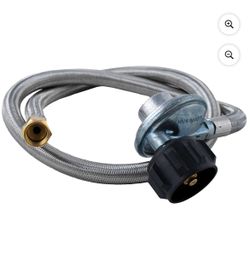 Blackstone Heavy-Duty Stainless Steel Propane Regulator Hose - 2.95 in H x 2.95 in W x 36 in L