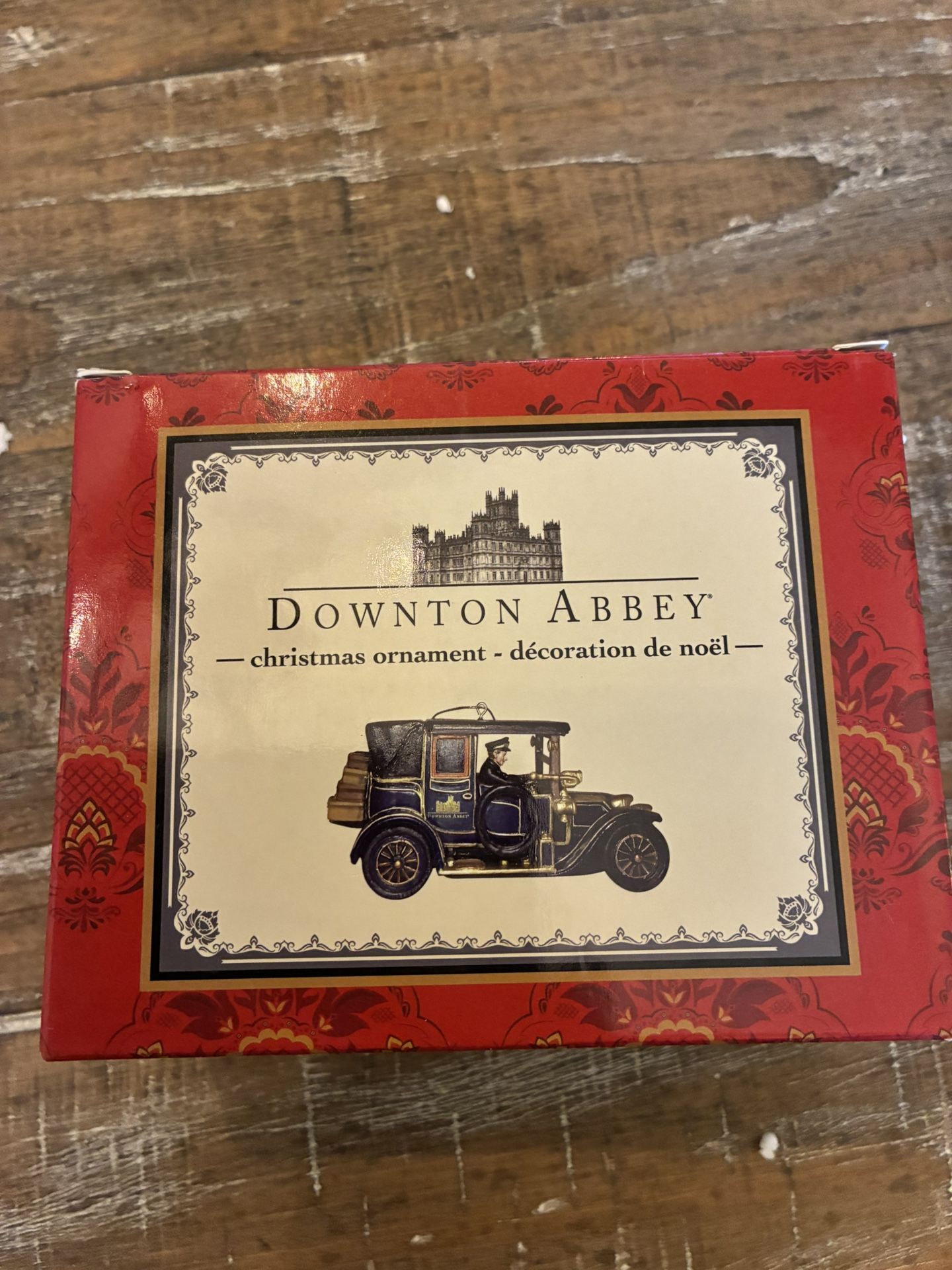 Downton Abbey Lord Grantham 1911 Renault Blue Car Kurt Adler Ornament