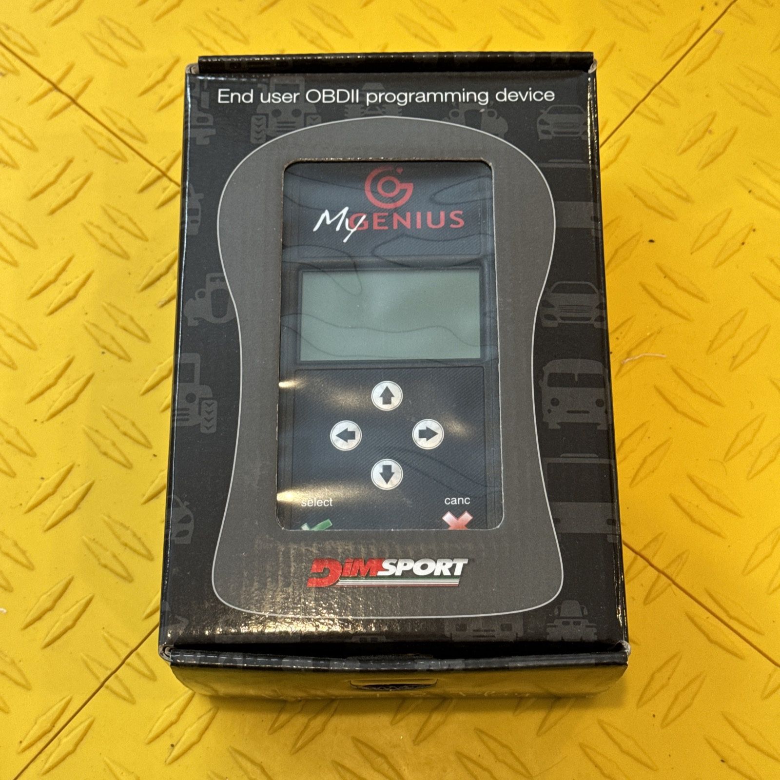 DimSport MyGenius OBDII Handheld ECU Flash Tool for Autos