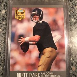 1991 Fleer Ultra Brett Favre rookie card
