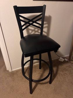 2 Metal Bar Stools (brand new never used)