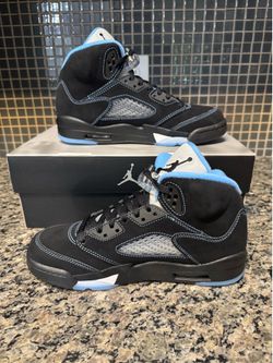 Jordan 5 Black Carolina GS – Sizes 6Y, 6.5Y, 7Y