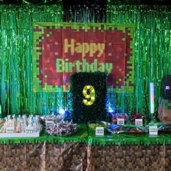 Minecraft Birthday Party Decorations 