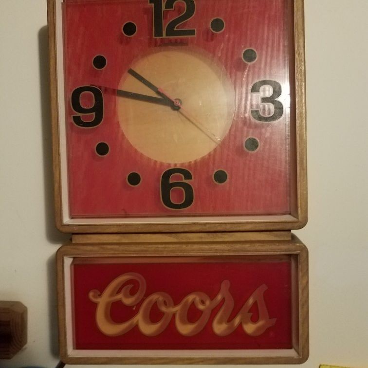 Coors Vintage Wall Clock