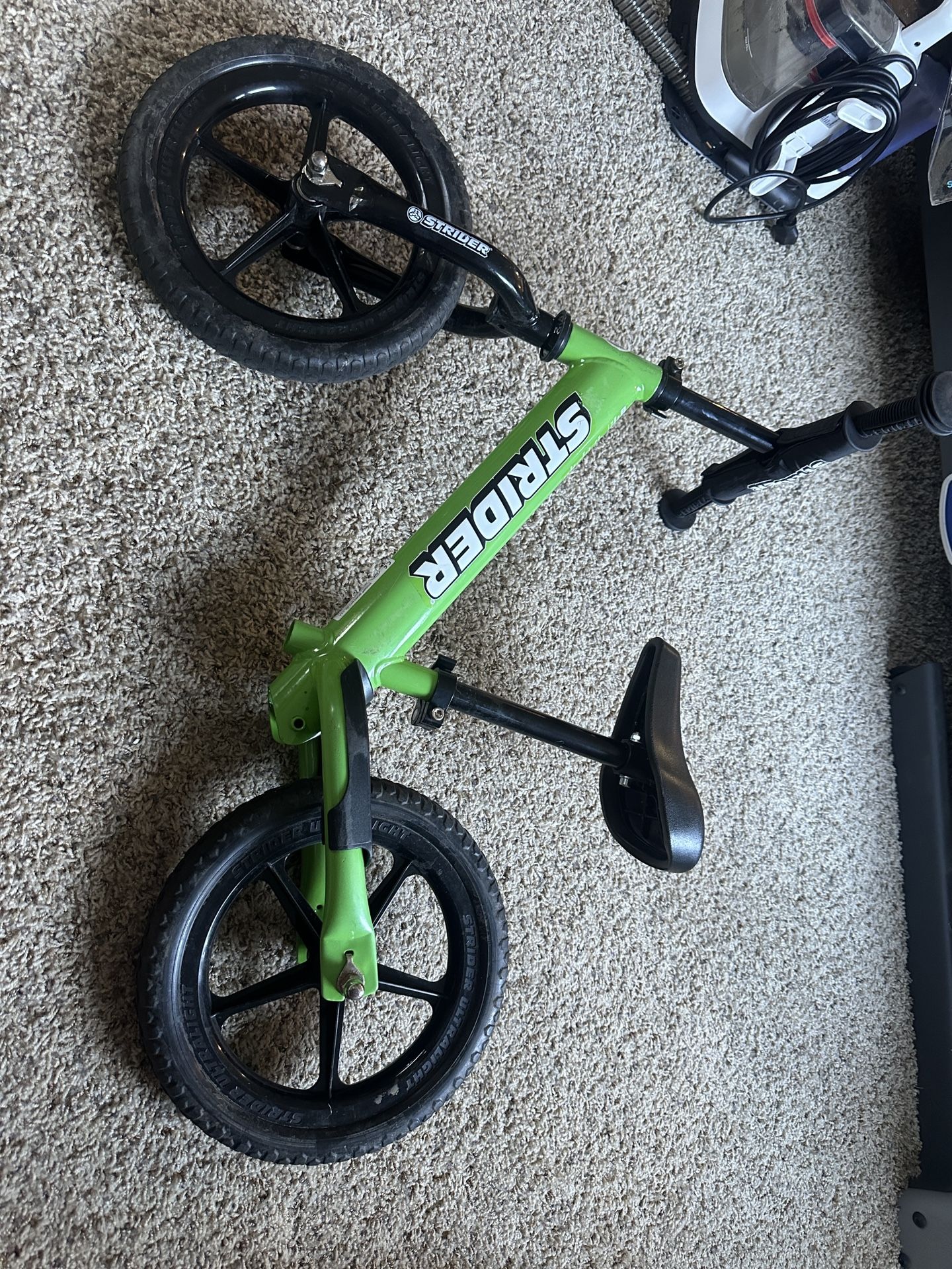 STRIDER Sport Balance Bike - Green For Toddlers