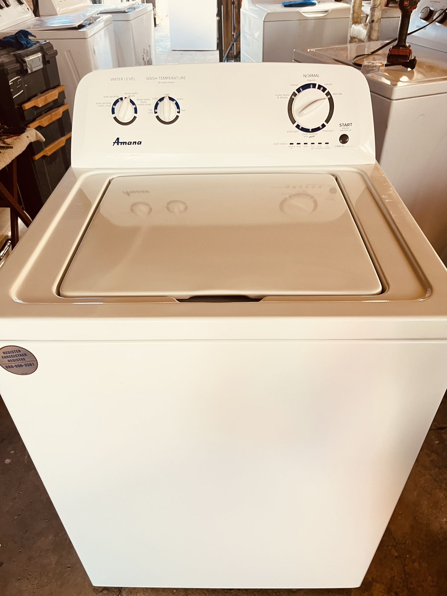 Amana Washer 3.5 Cuff New Free Delivery 
