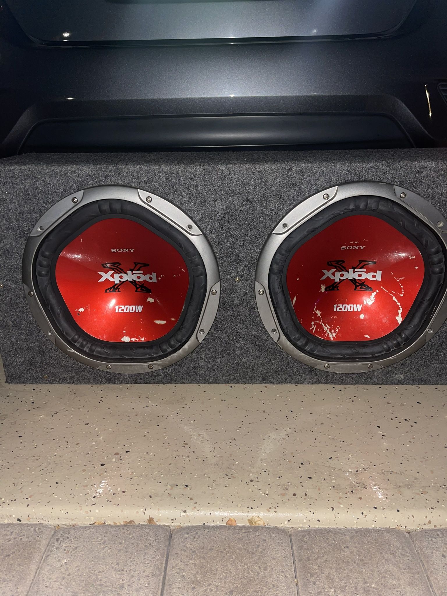 Subwoofer 12” System Xplodz 1200w with Amp