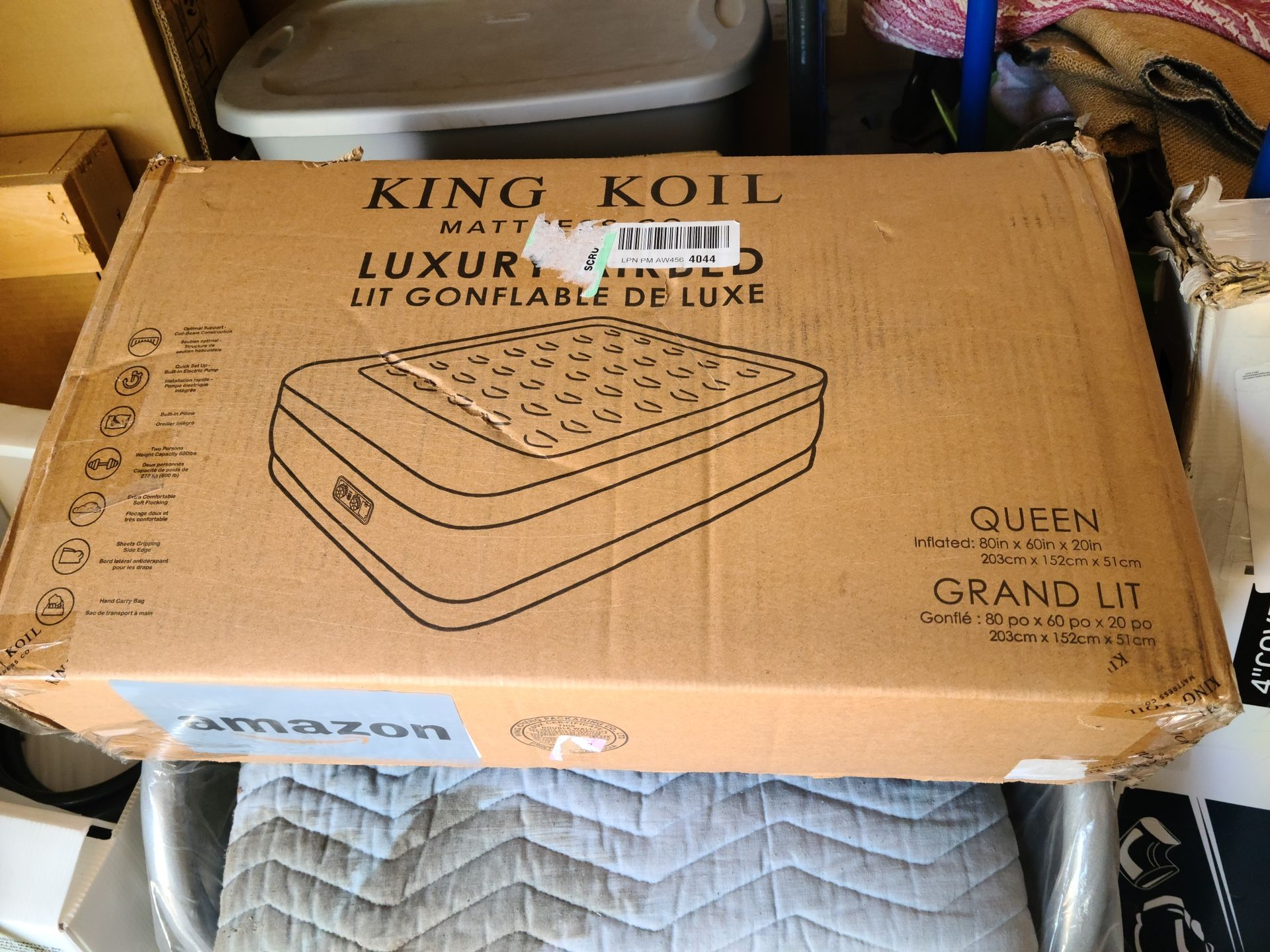 King Koil Queen Air Mattress New, 59$ New