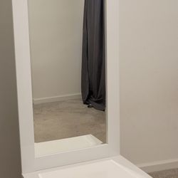 White Furniture Mirror 