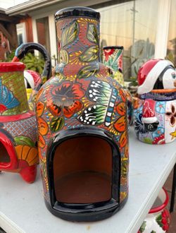 Macetas de Talavera y Decoraciónes,diferentes diseños y diferentes $$precios .