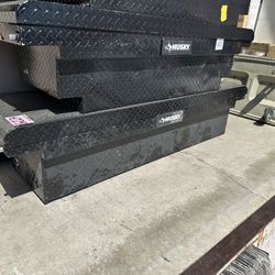 Husky 71 in. Graphite Aluminum Full Size Crossover Truck Tool Box