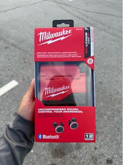 Milwaukee 2191-21 REDLITHIUM USB Bluetooth Jobsite Ear Buds BRAND NEW