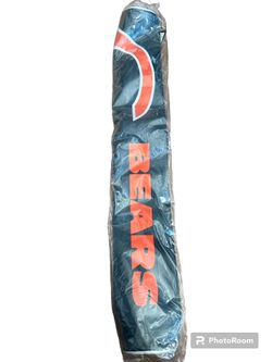 Chicago Bears can cooler. It fits 6 cans or 3 tall cans. It will keep your drinks cold all day.