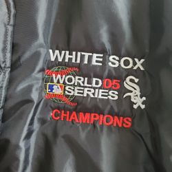 Chicago White Sox Men's XL Jacket 2005 World Series Reversible Jacket  Pockets Reverse Zipper 