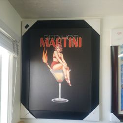 Red Hot Martini Frame