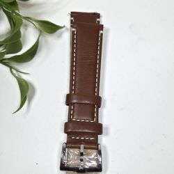 B&E Top Grain Leather Watch Band 20mm Quick Release Watch Straps, Replacement
