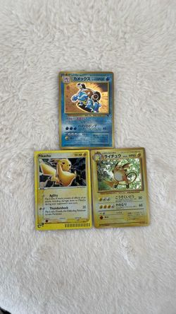 Vintage Pokemon cards