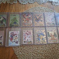 Pokemon Glitter Holo & Gold Foil 2024 Blue Pokedex Stickers Vol3 Flash Edition Set