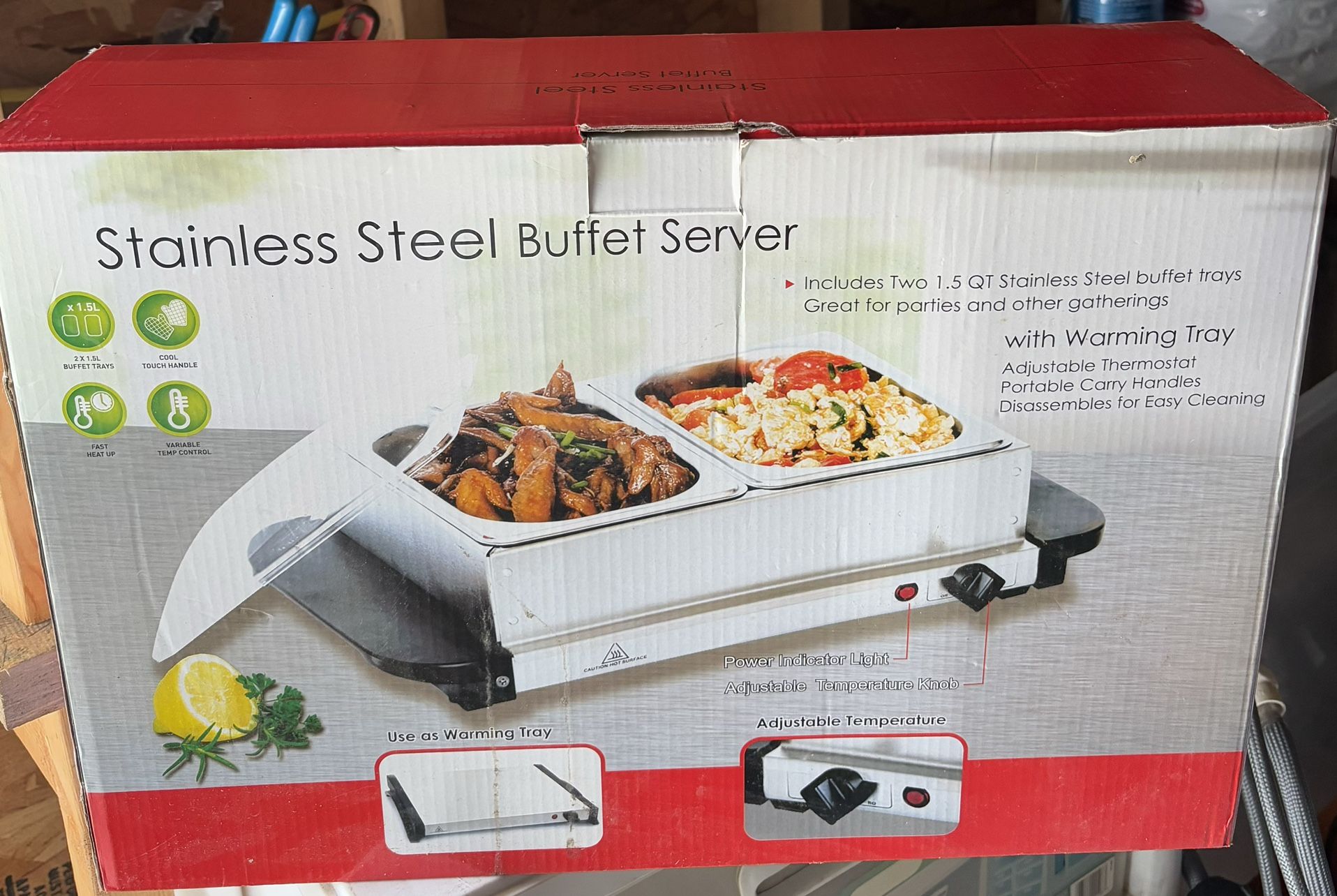 Stainless Steel Buffet Server