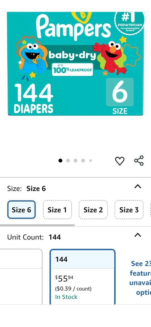 PAMPERS Baby Dry Diapers