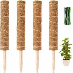 4pcs Moss Monstera Pole for for Indoors Potted/Climbing Plants - 47'' Total Plant Stakes/Supports  About this item  Package Includes: Four monstera po