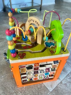 Montessori wooden toy- zany zoo