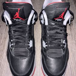 Air jordan 4 Bred reamagined size 10.5